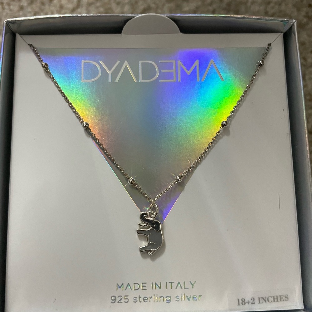 Never worn Elephant necklace